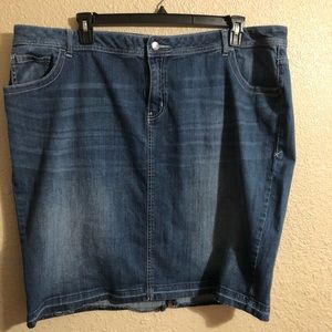 Lane Bryant Denim Skirt